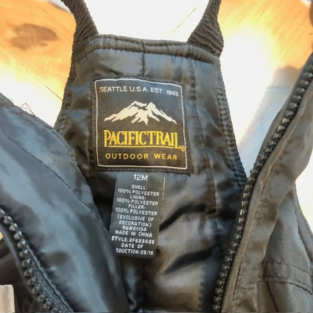 Baby Girl Full Snowsuit Set Size 12M - Picture 3 of 7